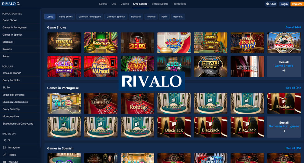 O Casino Rivalo casino é Realmente Confiável